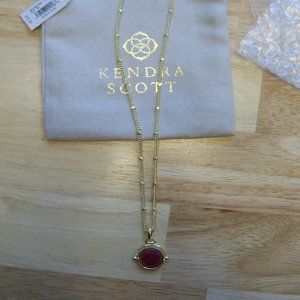 Kendra Scott Dira Reversible Short Pendant Necklace, New with Tags